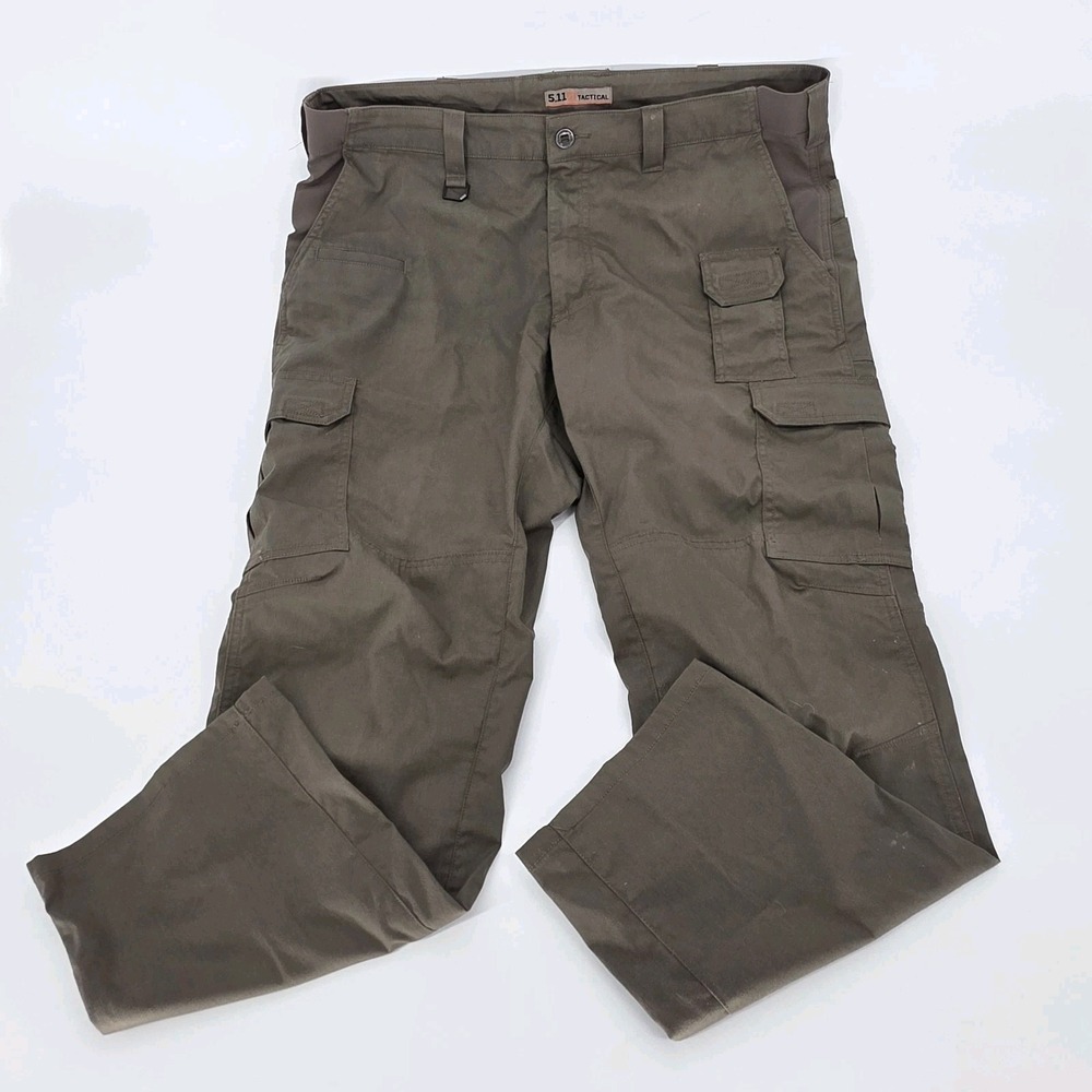 5.11 Tactical ABR Cargo Pants Mens 38x30 Olive Green Work Tactical Outdoor - Picture 1 of 11